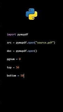 How to Remove Headers and Footers from PDFs Using Python and PyMuPDF #pdfediting #pythontips #pdf