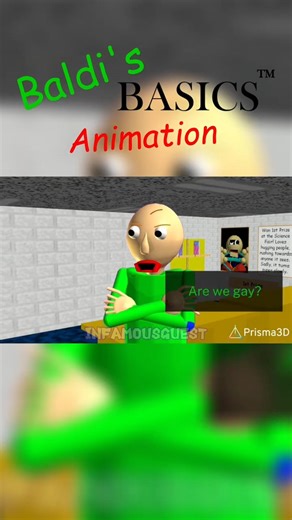 Are we enemies? | Baldi's Basics Animation
