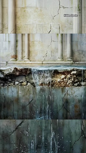 Ancient Tech We Weren’t Supposed to Forget - Ancient Rome built something we still struggle to recreate, a concrete that repairs itself. Hidden inside these ruins is a 2,000-year-old engineering secret—lime fragments that react with water and heal cracks over time. While modern structures crumble, Roman monuments continue to stand strong. Lost knowledge, or technology far ahead of its time? #AncientMystery #Archaeology #History | Hidden Epochs