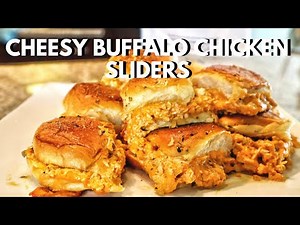 Cheesy Buffalo Chicken Sliders | Super Bowl Food Recipes