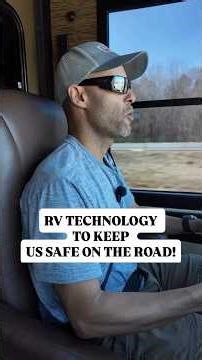🚨WARNING 👉 RV TECHNOLOGY TO KEEP US SAFE ON THE ROAD! #shorts #rvlife #motorhome