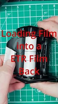 How to Load Film into the Bronica ETR & ETRS Film Backs