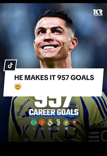 Cristiano Ronaldo Achieves 957 Goals