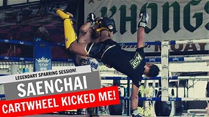 468K views · 1.1K reactions | Saenchai is arguably the greatest Muay Thai fighter of all time, so it was an absolute honor to be able to spar and learn from him. During this Muay Thai sparring session, he used just about every signature technique that you're used to seeing from him; question mark kick, flying teep, cartwheel kick and other antics Saenchai is known for. ...it was very, very fun :D | Muay Thai Guy | Facebook
