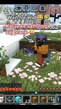 part 2 😱prank with friend how to survive 🧐 #minecraft #minecraftmods #gaming