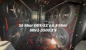 Thomas Bennett's Ford Ranger with (16) Skar Audio DDX-12 subwoofers powered by (8) Skar Audio SKv2-3500.1D monoblock amplifiers! Absolutely insane 😮 @chillmasterwill • • 💸 15% OFF SITEWIDE 💸 🔊 www.skaraudio.com 🔊 ✈️ FREE & FAST SHIPPING ✈️ ⚡ Savings For A Limited Time Only ⚡ #skaraudio #subwoofer #bass #caraudio #spl #caraudiofabrication #fyp #reel | Skar Audio