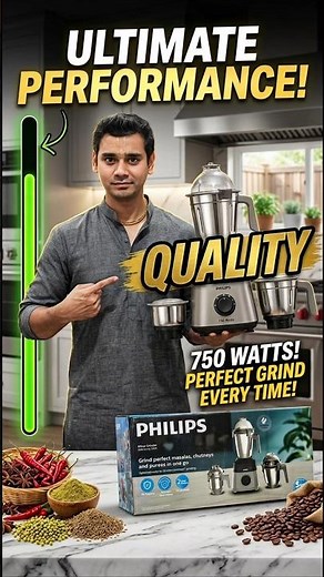 Philips 750W Mixer Grinder Review 🔥 Powerful Performance 💪 Best Mixer Grinder for Every Kitchen!