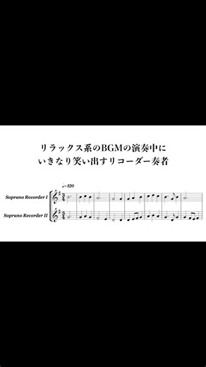 Recorder Player's Hilarious Moment During Performance