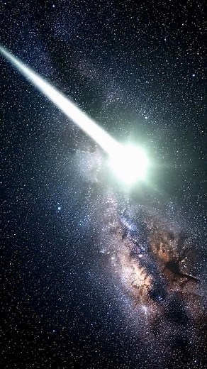 💫 You don’t need a meteor storm—just one streak at the right moment to feel chosen. Most meteors go unnoticed. They burn quietly, briefly, unseen by millions of eyes. But every now and then, one appears at exactly the right second — when the sky is clear, the world is still, and someone happens to be looking up. That’s the magic of a single meteor. Not a shower. Not a forecasted event. Just a fleeting line of light, meant for no one in particular — yet somehow personal. In that moment, the univ