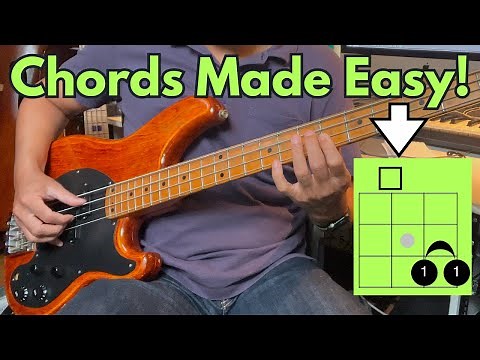 8 EASY Bass Chord Shapes