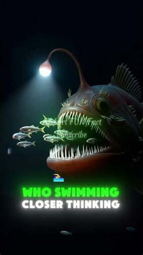The Deep-Sea Fish That Hunts With a Light! 🌊🐟💡 | Weird Ocean Fact #weirdfacts