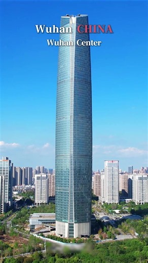 Wuhan Center Tower. 438 meters. 88 floors. Tallest in Central China. This is Wuhan.#China #modern #buildings #amazing #wonderful