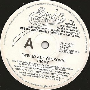 "Weird Al" Yankovic - Ricky