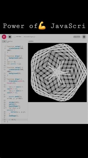 We can draw anything by using JavaScript! | #oppenheimer #Animation #JavaScript