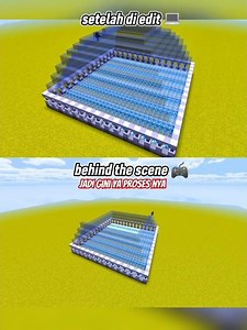 Behind the scene 🎮 #minecraft #membangunmasjid #masjidminecraft