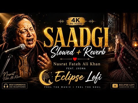 🔥 Saadgi (Slowed + Reverb) | Nusrat Fateh Ali Khan | 4K HQ Audio | Heart Touching Lofi 2026