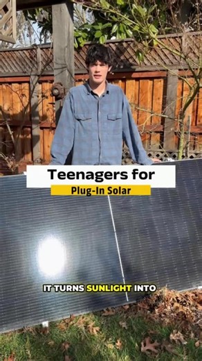 Teenagers for Plug-In Solar in California! ☀️😎 Like, share, comment, and head to the link in bio to take action! #pluginsolar #pluginPV #balconysolar #plugintothesun #rooftopsolar | Solar Rights Alliance