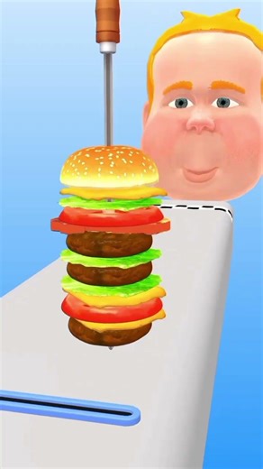 XXL Sandwich Runner Fun Gameplay iOS/Android #2781 #shorts #games #game