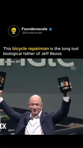 𝗕𝘂𝘀𝗶𝗻𝗲𝘀𝘀 | 𝗙𝗶𝗻𝗮𝗻𝗰𝗲 on Instagram: "In 2013, Ted Jorgensen, a 69-year-old bicycle shop owner from Arizona, discovered that he was the biological father of Jeff Bezos, the founder and CEO of Amazon.com. Jorgensen had never known this until the author of a book about Bezos informed him. When he saw photographs of Bezos, he was both shocked and saddened. Follow @foundersscale for daily content 🔥 #Entrepreneurs #Business #SharkTank #Innovation #BusinessMindset #finance #investing"