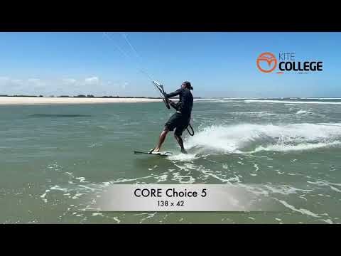Kitecollege Test CORE Choice 5 Kiteboard | KITE Magazin Freeride Freestyle Test