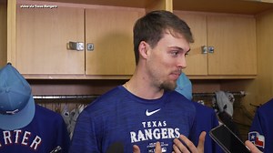 13K views · 592 reactions | Texas Rangers young star Evan Carter is excited for the challenge of proving he can hit lefty pitching: "Good lefties in the minors don't exist - they're all in the big leagues... I know I can do it, so it's just proving to you all that I can do it." | Mike Leslie | Facebook