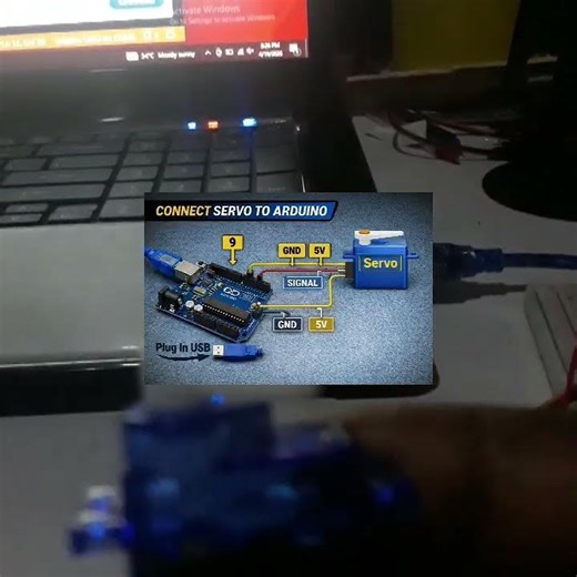 Control a servo motor with Arduino 🤖 (Part 2) #project #tutorial #stem