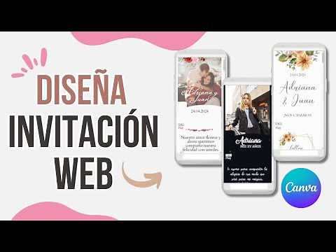 INVITACION WEB con Canva. ¡Tutorial Actualizado 2024!
