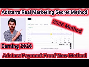 Adstara Earning 2026 || Adstara New Update Method Traffic Source 2026 New Update