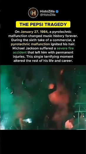 The Pepsi Commercial That Burst Into Flames — Los Angeles, 1984 #history #historicalfacts