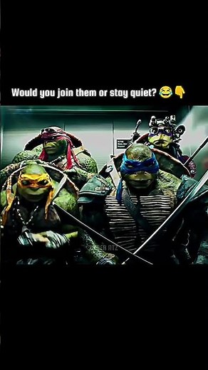 The Most Random TMNT Scene Ever 😂|#shortsfeed #tmnt #funny #viraledit #popular