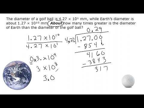 Scientific Notation Word Problems