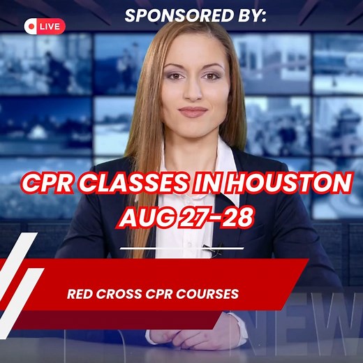 CPR Classes in Houston Aug 27-28 - Registration Links Below: ARC Adult & Pediatric First Aid/CPR/AED r.21 (all work done in class)-415 08/27/25 9:00 https://nationsbestcpr.enrollware.com/enroll?id=11816596 ARC Adult First Aid/CPR/AED r.21 (all work done in class)-404 08/27/25 9:00 https://nationsbestcpr.enrollware.com/enroll?id=11816597 ARC Adult First Aid/CPR/AED Blended r.21 (online classroom)-514 08/28/25 10:00https://nationsbestcpr.enrollware.com/enroll?id=11816599 ARC Adult & Pediatric Firs