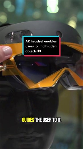 AR headset enables users to find hidden objects 👀 #augmentedreality #vr #ar #technology #innovation #inventions