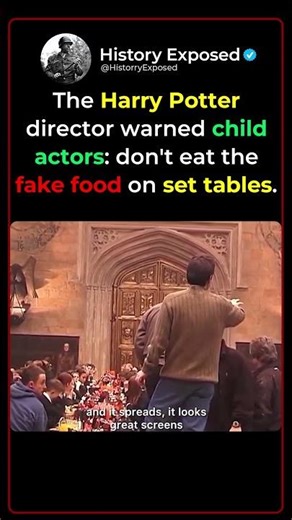 Why Harry Potter's Director Had to Stop Kids From Eating Props 🍎⚠️