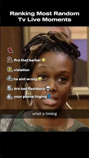 Ranking Most Random TV Live Moments