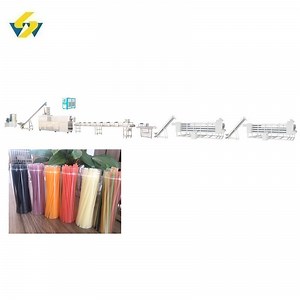 [Hot Item] Automatic Disposable Biodegradable Ecological Plastic-Free Rice Cassava Pasta Drinking Straw Plant Processing Line Equipment