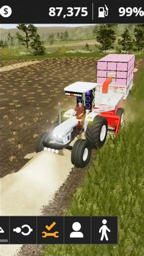 FS 20 Indian Tractor Mod 🇮🇳 | power of 85 hp 😱 #fs20