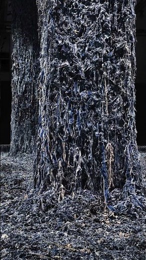 Diesel creates a runway with over 14 tons of denim waste | #Shorts | Dezeen