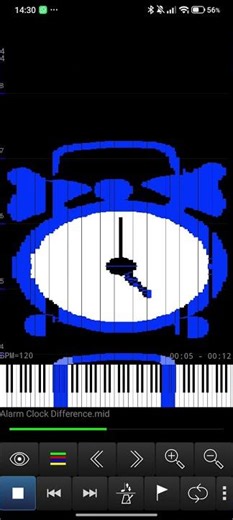 MIDI Art: Alarm Clock Difference