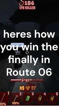 How to win the finally in route 06 with ez #roblox #route06