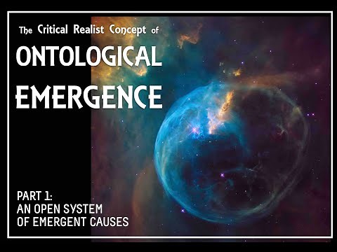 Bite-Size Lecture 05: THE CRITICAL REALIST THEORY OF ONTOLOGICAL EMERGENCE - Part 1