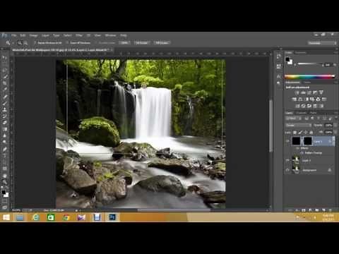 How to Create Waterfall effect in photoshop