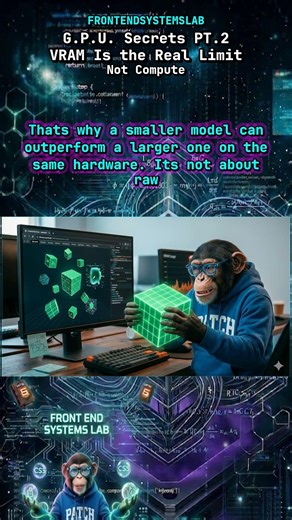 VRAM Is the Real Limit — Not Compute (GPU Secrets Ep. 2 )#coding #programming #webdevelopment #ai