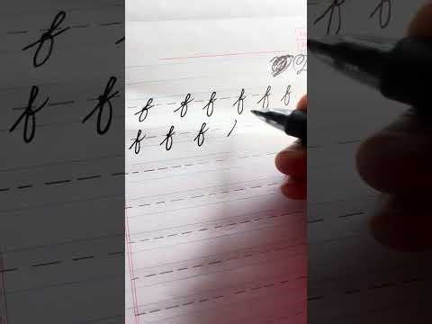 Cursive “f”