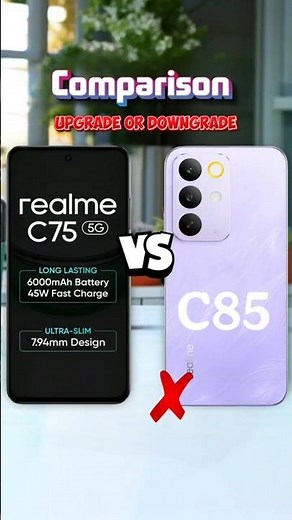 realme C75 vs realme C85 ❌ #smartphone #tech