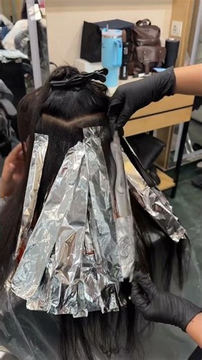 Best Cherry Cola Hair Transformation 🍒 #haircolor #transformation