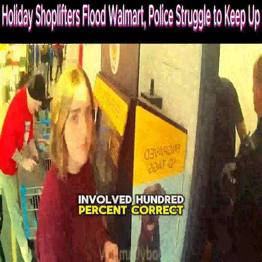 Holiday Shoplifters Flood Walmart, Police Struggle to Keep Up #cops #copwatch #bodycam #dashcam #footage #crime #policeofficer | Cops Karen