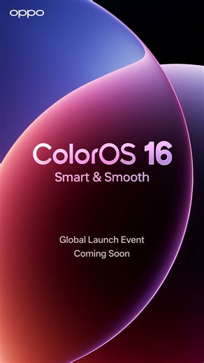 Smarter and Smoother | OPPO ColorOS 16