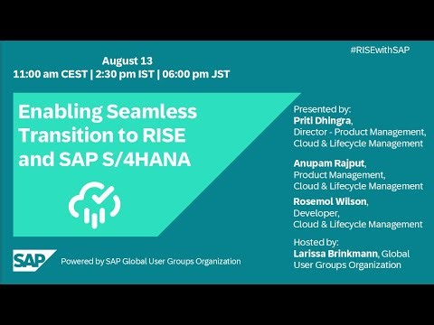 Maintenace Planner: Enabling Seamless Transition to RISE and SAP S/4HANA