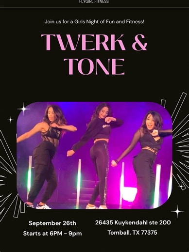 Grab your besties for a WOMEN ONLY night of movement, connection, sweat, and laughter. We’ll dive into the foundations of twerk dance, blended with some fitness conditioning focused on shaping the booty and getting those hips moving for mobility, flow, and fun. 👖 We strongly suggest wearing loose clothing—pajama bottoms or well-worn leggings with no compression work best. Your glutes need space to wiggle and jiggle. We’re here to twerk, baby, and that booty deserves to move in its full glory. �